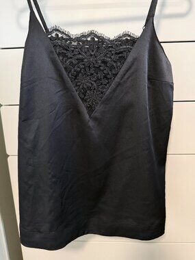 Lace Satin Cami Top